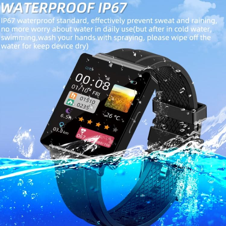 KS01 1.85 Inch Smart Watch Supports Blood Glucose Detection, Blood Pressure Detection, Blood Oxygen Detection