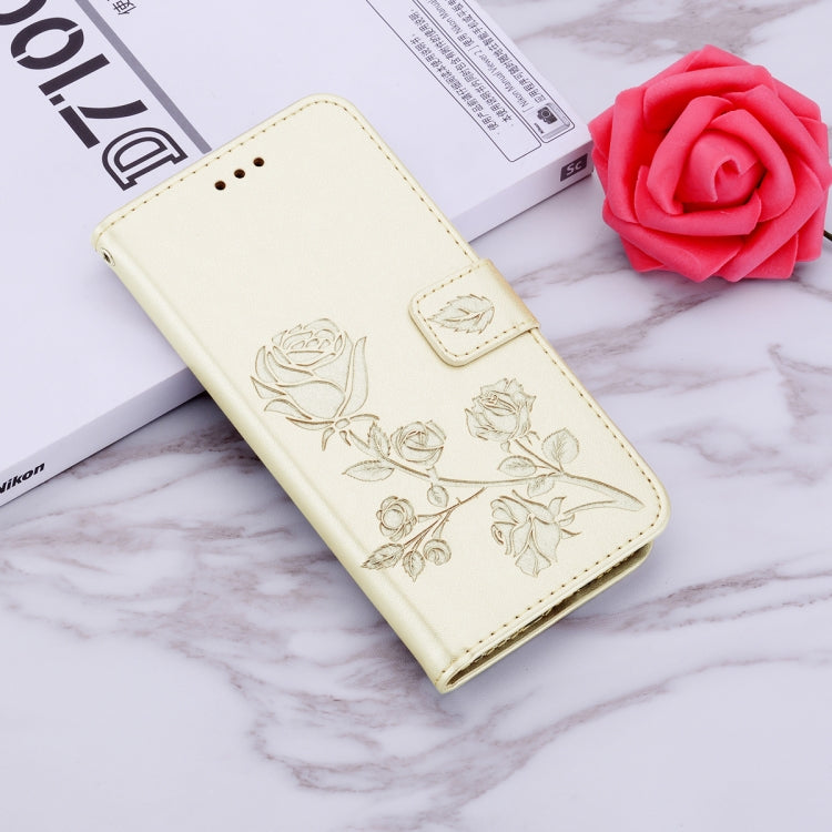 Rose Embossed Horizontal Flip PU Leather Case with Holder & Card Slots & Wallet My Store