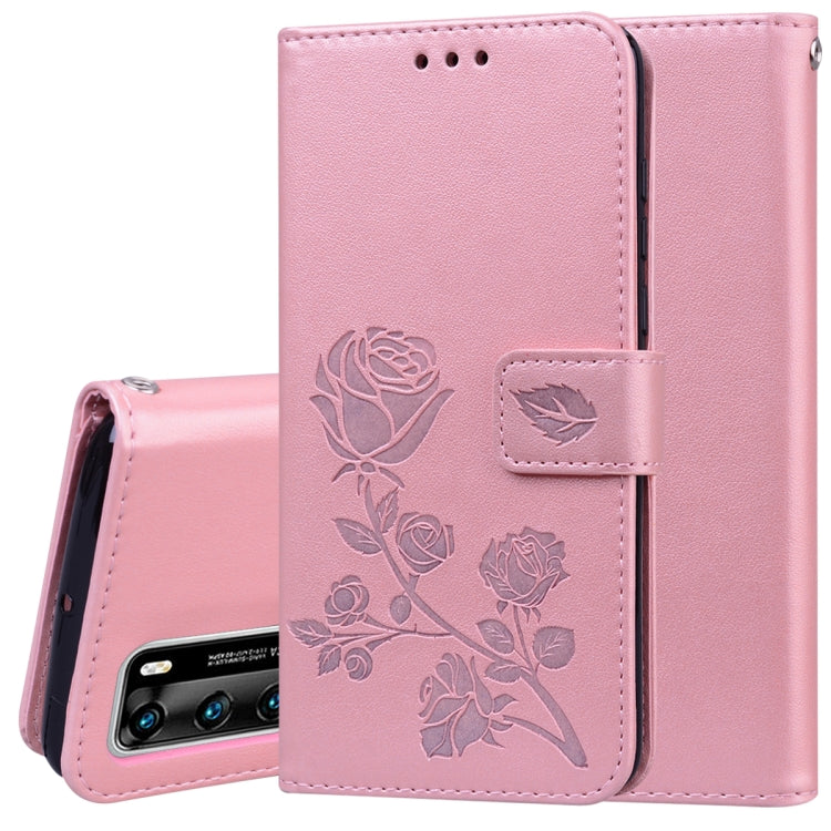 Rose Embossed Horizontal Flip PU Leather Case with Holder & Card Slots & Wallet My Store