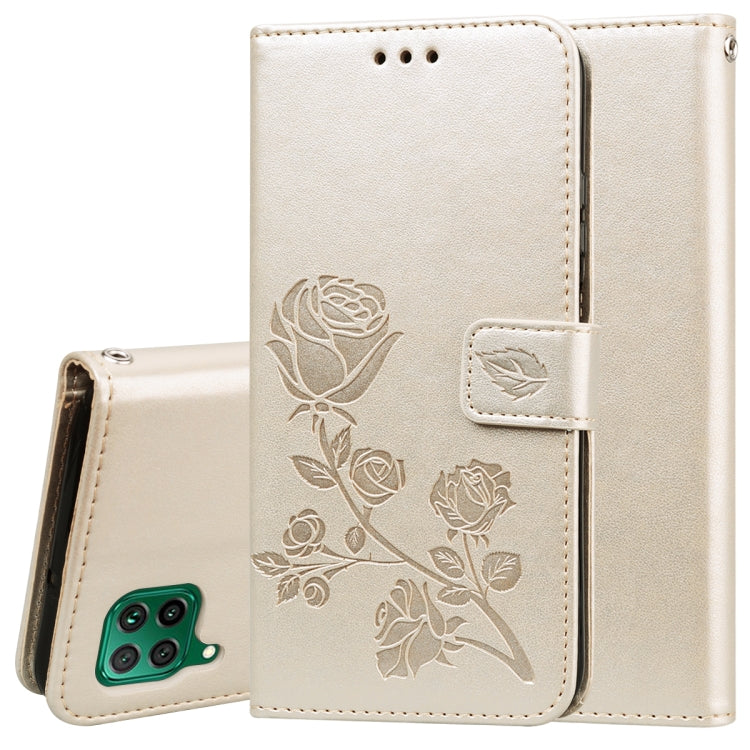 Rose Embossed Horizontal Flip PU Leather Case with Holder & Card Slots & Wallet My Store