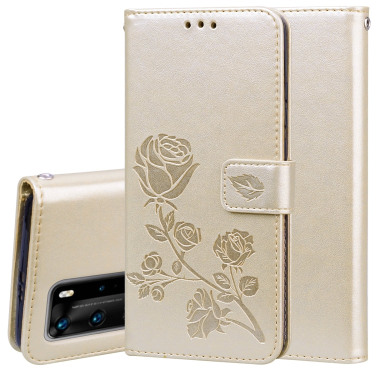 Rose Embossed Horizontal Flip PU Leather Case with Holder & Card Slots & Wallet My Store