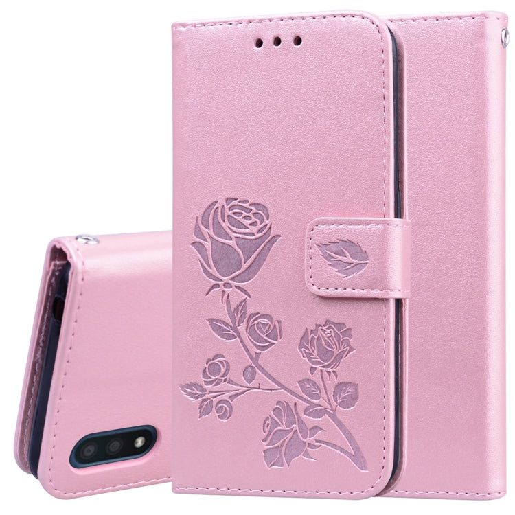 Rose Embossed Horizontal Flip PU Leather Case with Holder & Card Slots & Wallet My Store