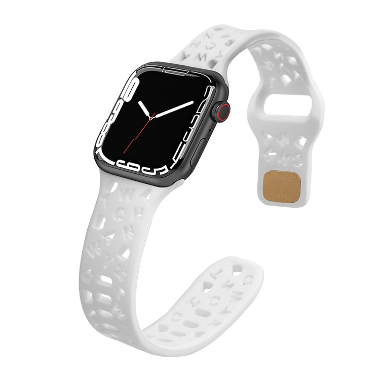 English Letters Silicone Watch Band