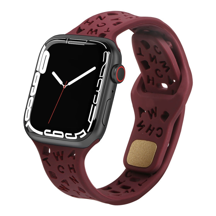 English Letters Silicone Watch Band