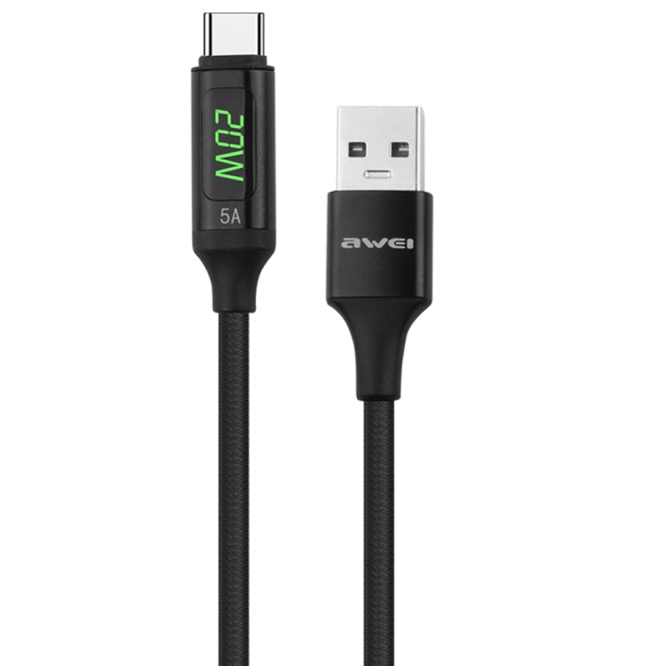 awei CL-123L 1m USB to USB-C / Type-C Digital Display Data Fast Charging Cable My Store