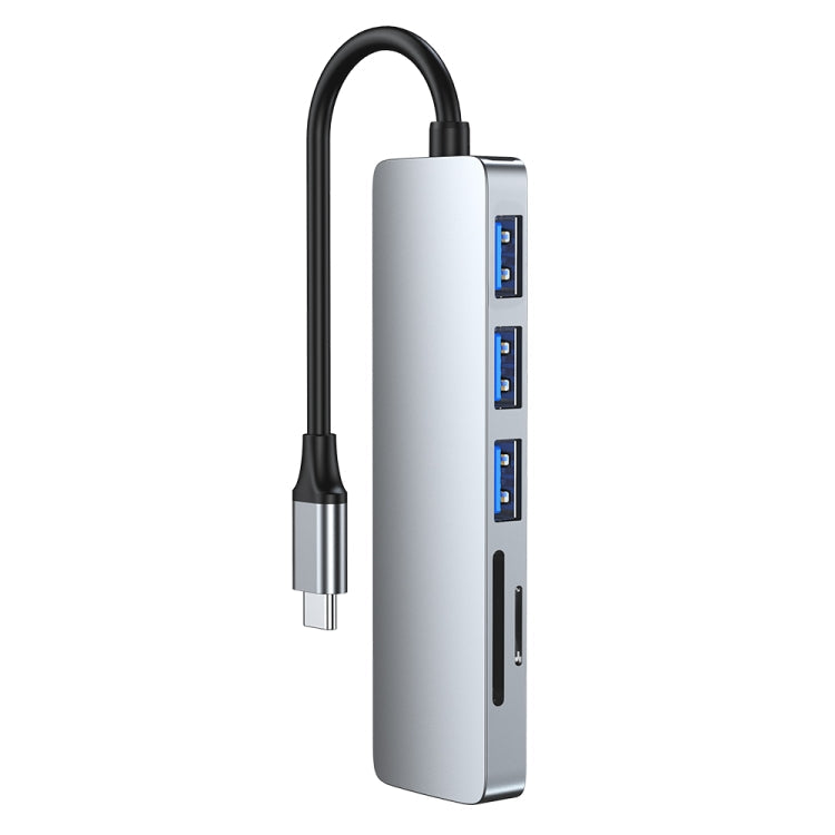 6-in-1 USB-C / Type-C to USB Docking Station HUB Adapter My Store