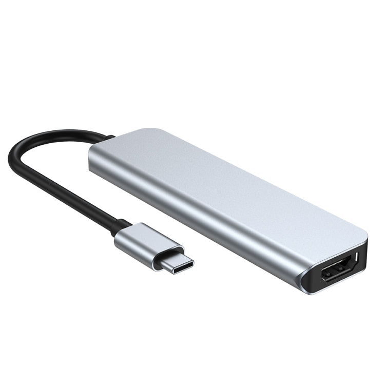 5 in 1 USB-C / Type-C to USB Docking Station HUB Adapter-Reluova