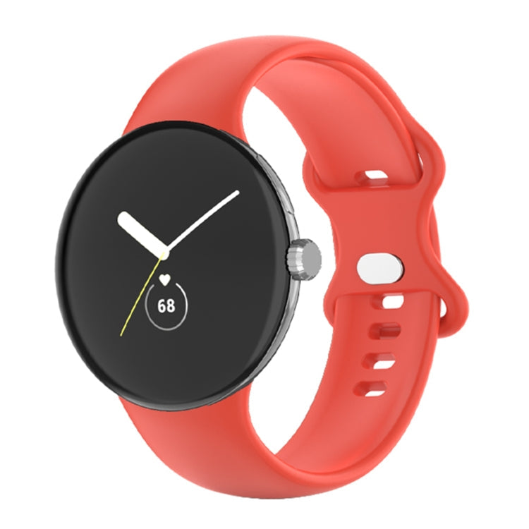 For Google Pixel Watch Single Color Silicone Watch Band