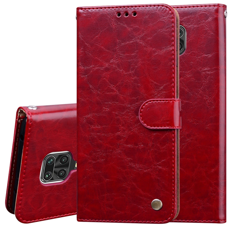 Business Style Oil Wax Texture Horizontal Flip Leather Case, with Holder & Card Slots & Wallet My Store