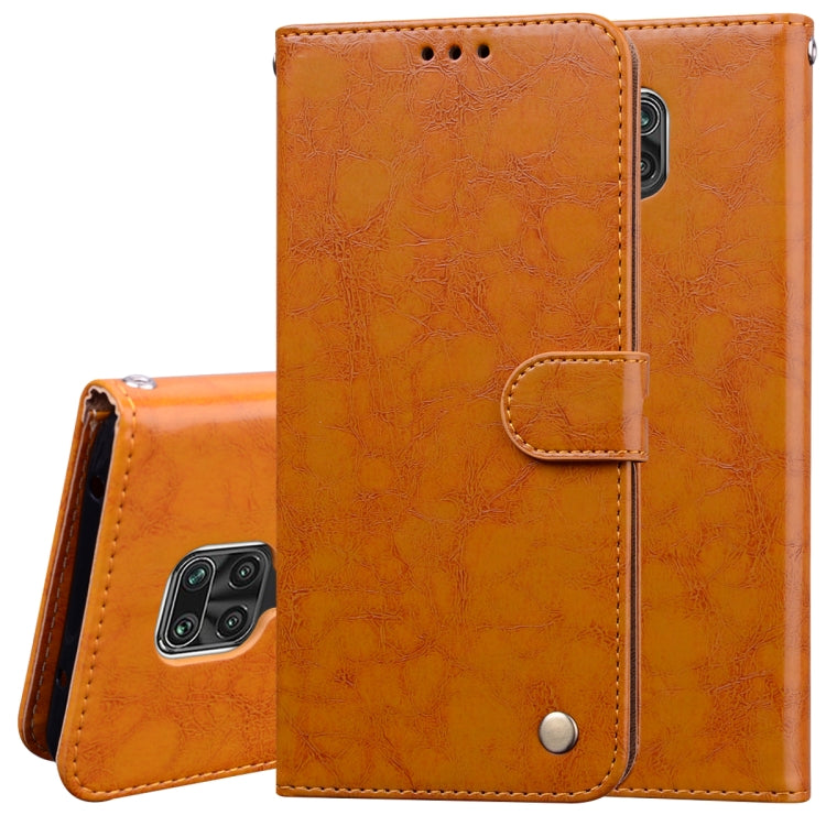 Business Style Oil Wax Texture Horizontal Flip Leather Case, with Holder & Card Slots & Wallet My Store