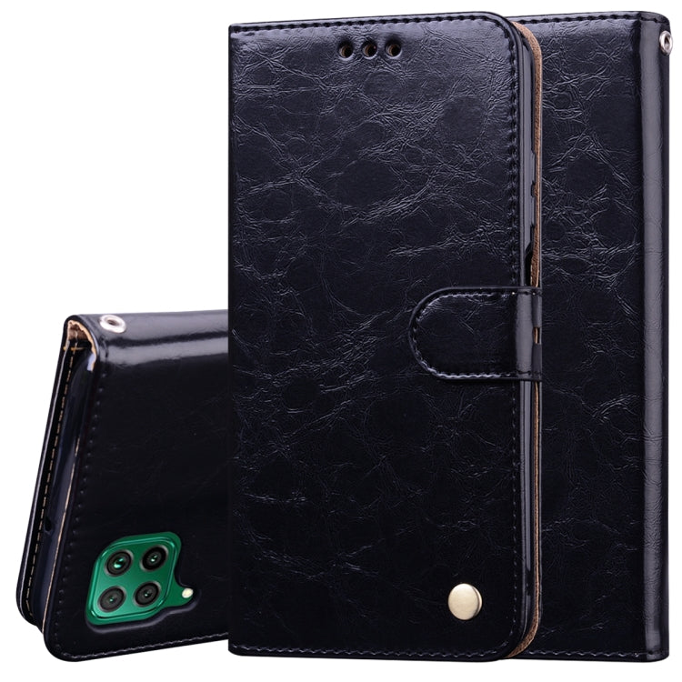 Business Style Oil Wax Texture Horizontal Flip Leather Case, with Holder & Card Slots & Wallet My Store