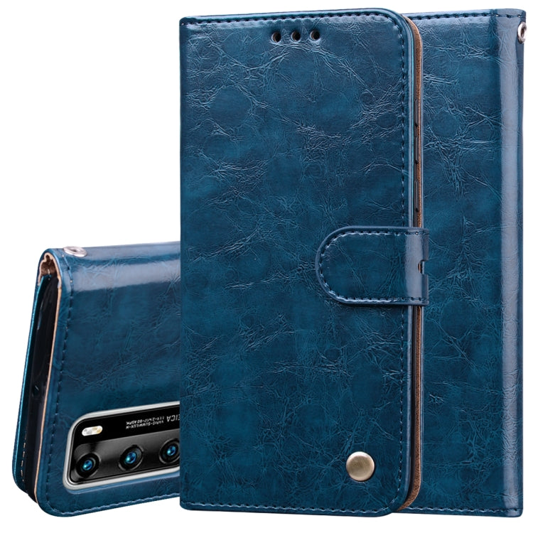 Business Style Oil Wax Texture Horizontal Flip Leather Case, with Holder & Card Slots & Wallet My Store