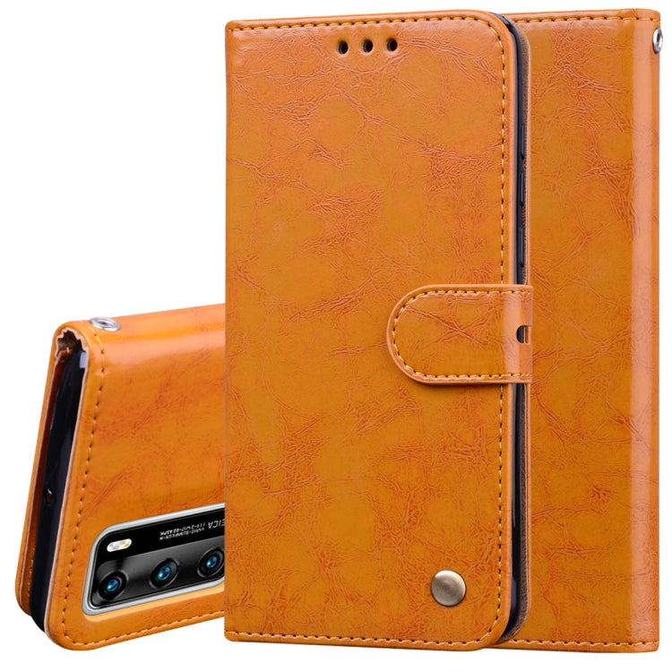 Business Style Oil Wax Texture Horizontal Flip Leather Case, with Holder & Card Slots & Wallet My Store