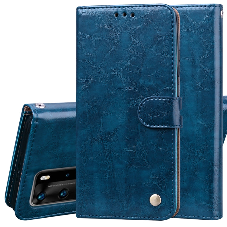 Business Style Oil Wax Texture Horizontal Flip Leather Case, with Holder & Card Slots & Wallet My Store