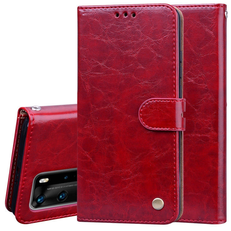 Business Style Oil Wax Texture Horizontal Flip Leather Case, with Holder & Card Slots & Wallet My Store