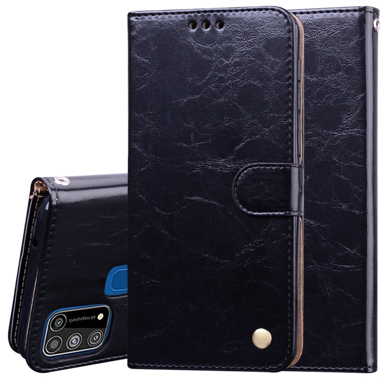 Business Style Oil Wax Texture Horizontal Flip Leather Case, with Holder & Card Slots & Wallet My Store