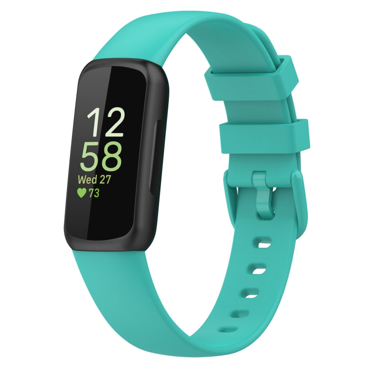 For Fitbit Inspire3 Solid Color Silicone Watch Band