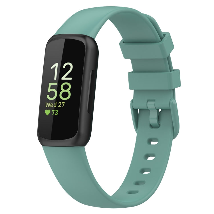 For Fitbit Inspire3 Solid Color Silicone Watch Band