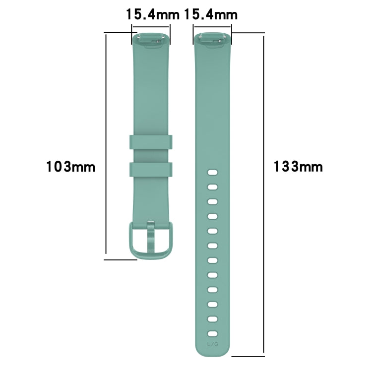 For Fitbit Inspire3 Solid Color Silicone Watch Band