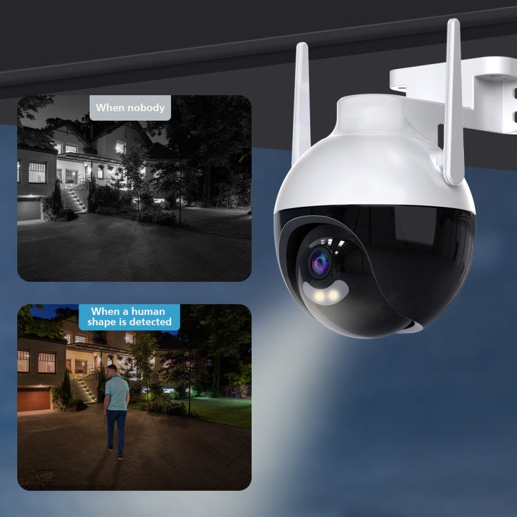 A18 4MP HD Wireless WiFi Smart Surveillance Camera, Specification:AU Plug