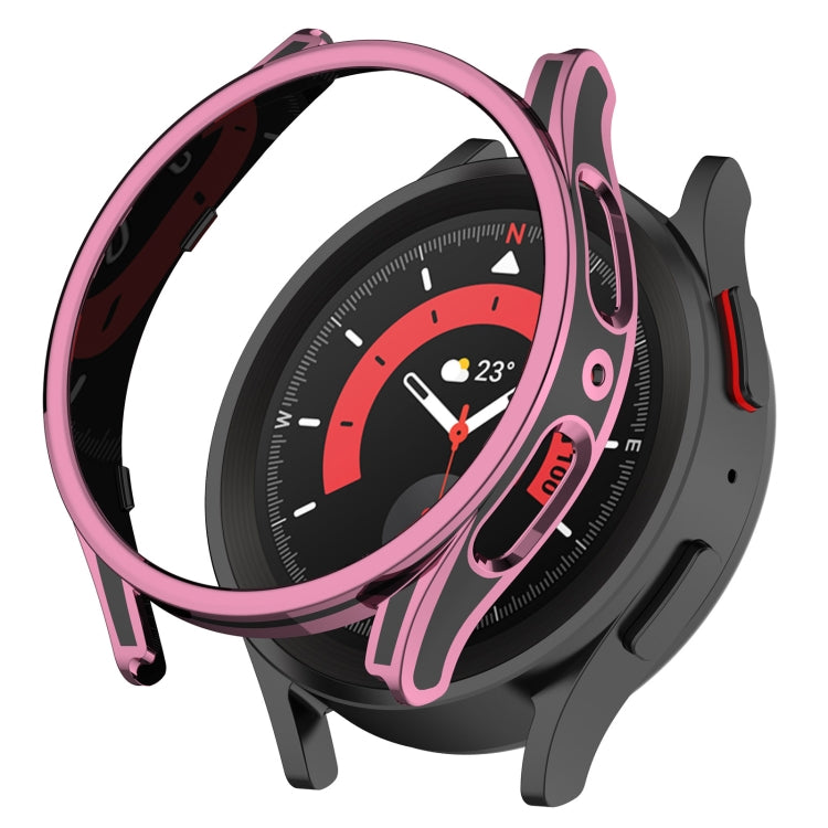 Hanging Sculpture Two-color Protective Watch Case with Tempered Glass Film