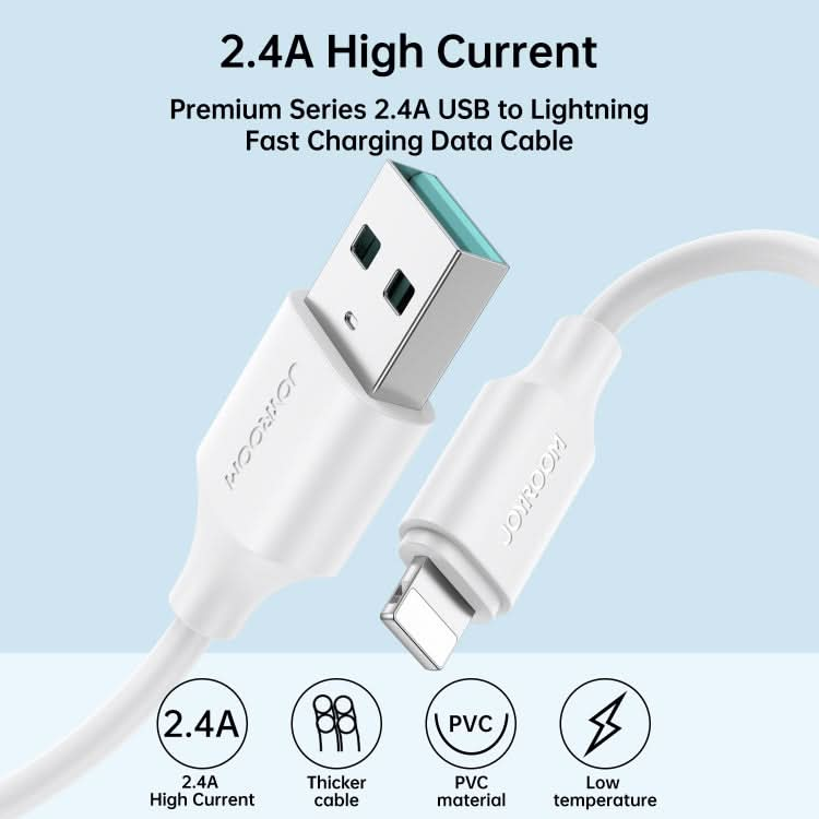 JOYROOM S-UL012A9 2.4A USB to 8 Pin Fast Charging Data Cable