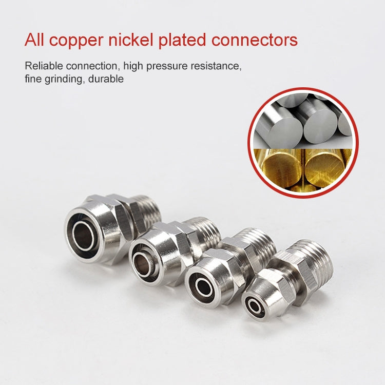 LAIZE Nickel Plated Copper Pneumatic Quick Fitting Connector My Store