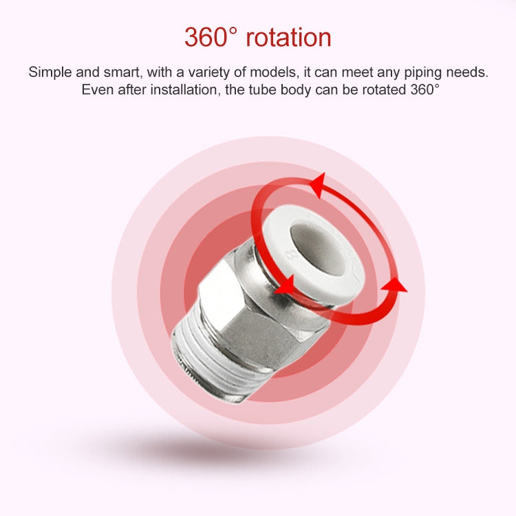 LAIZE PC Straight Pneumatic Quick Fitting Connector My Store