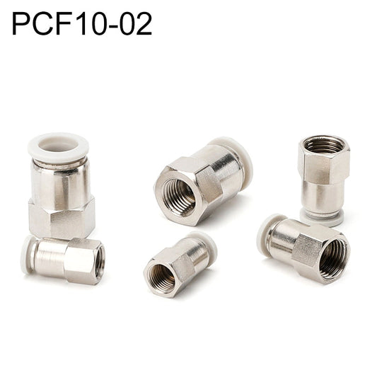 PCF6-02 LAIZE 2pcs Female Thread Straight Pneumatic Quick Fitting Connector My Store