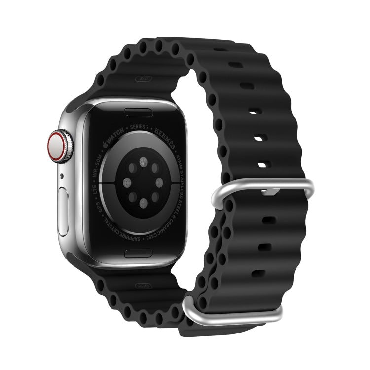 DUX DUCIS Sea Wave Silicone Watch Band For Apple Watch