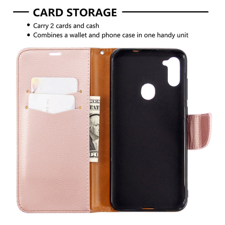 Litchi Texture  Pure Color Horizontal Flip PU Leather Case with Holder & Card Slots & Wallet & Lanyard My Store