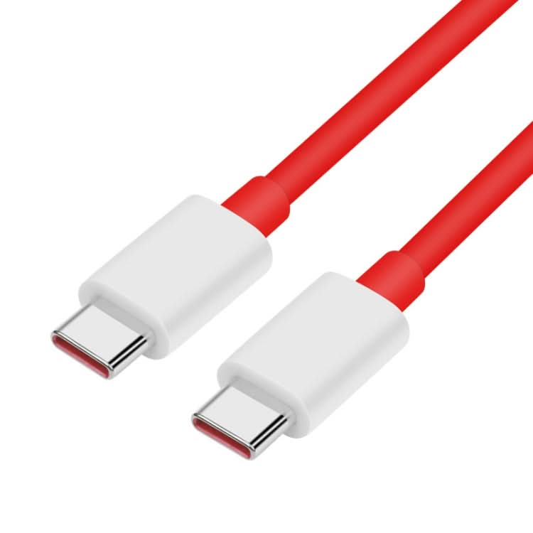 For OnePlus 9 Fast Charging Cable 65W 6A Dual Type-C Interface Charging Data Cable