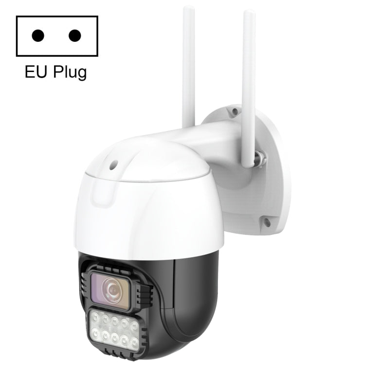 QX67 3MP Humanoid Recognition AI Alarm WiFi Dome IP Camera, US Plug