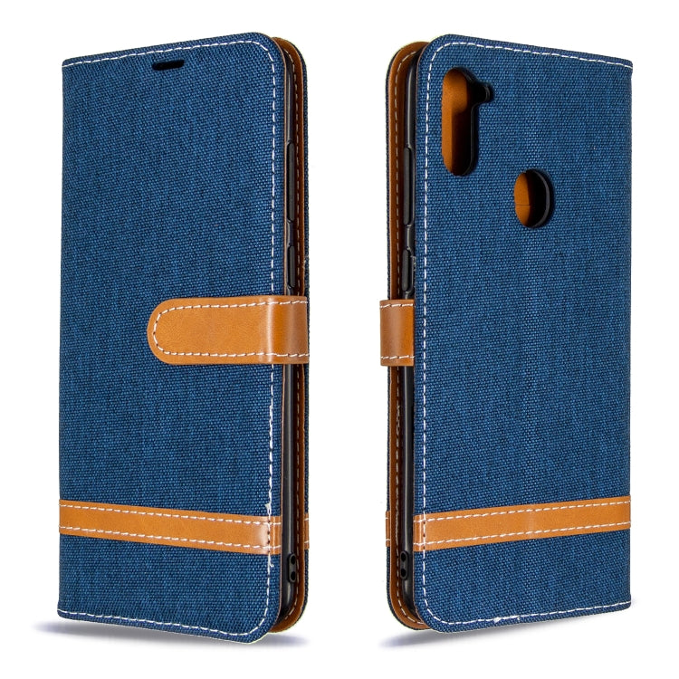 Color Matching Denim Texture Horizontal Flip Leather Case with Holder & Card Slots & Wallet & Lanyard My Store