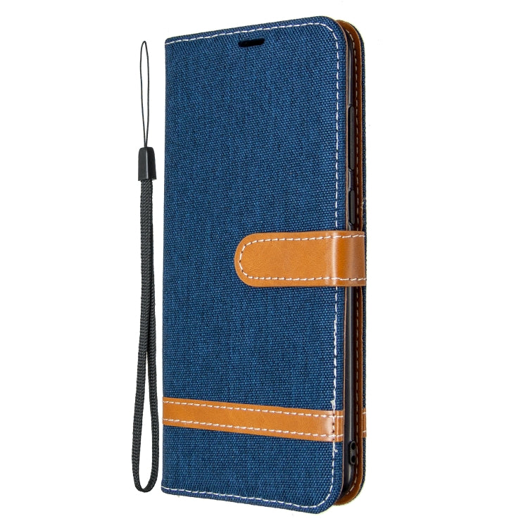 Color Matching Denim Texture Horizontal Flip Leather Case with Holder & Card Slots & Wallet & Lanyard My Store