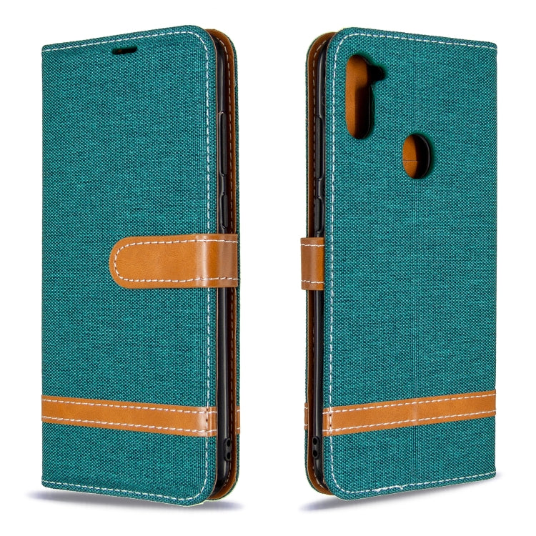 Color Matching Denim Texture Horizontal Flip Leather Case with Holder & Card Slots & Wallet & Lanyard My Store