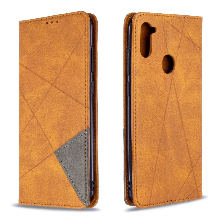 Rhombus Texture Horizontal Flip Magnetic Leather Case with Holder & Card Slots & Wallet My Store