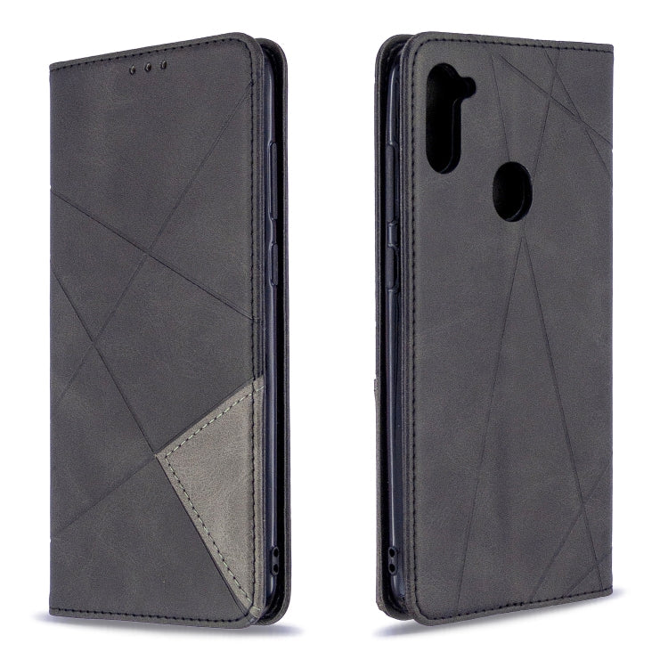 Rhombus Texture Horizontal Flip Magnetic Leather Case with Holder & Card Slots & Wallet My Store