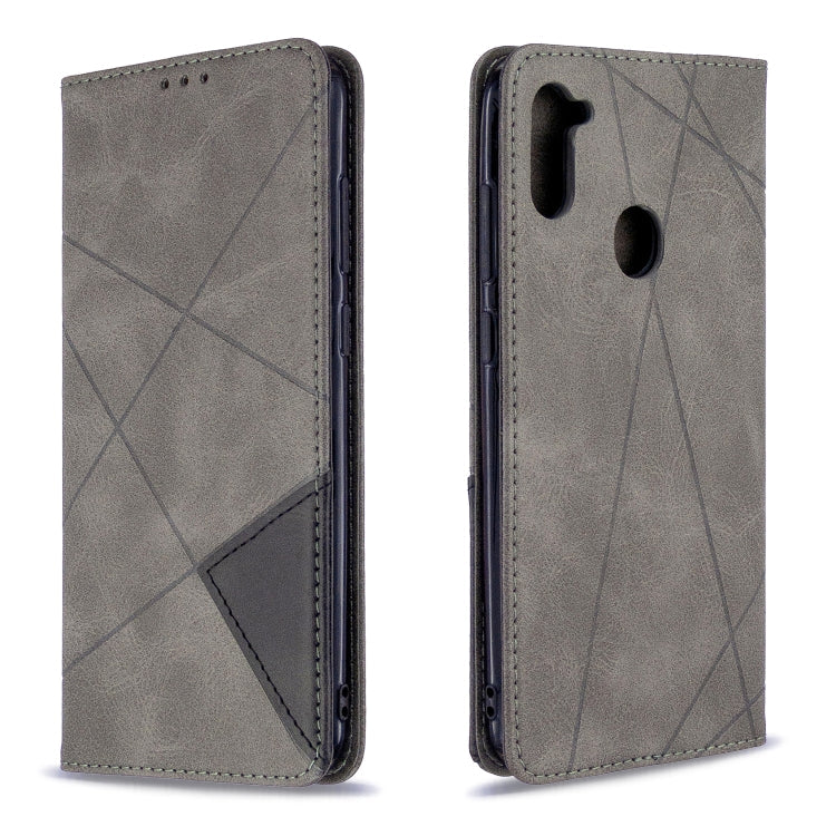 Rhombus Texture Horizontal Flip Magnetic Leather Case with Holder & Card Slots & Wallet My Store