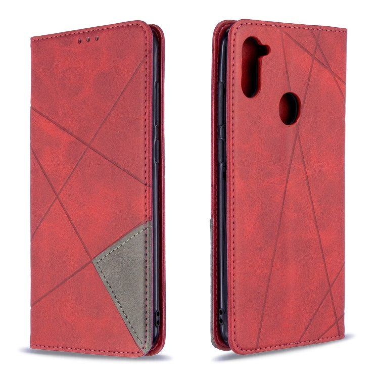 Rhombus Texture Horizontal Flip Magnetic Leather Case with Holder & Card Slots & Wallet My Store