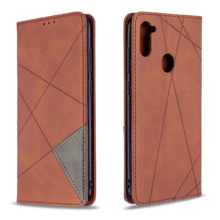 Rhombus Texture Horizontal Flip Magnetic Leather Case with Holder & Card Slots & Wallet My Store