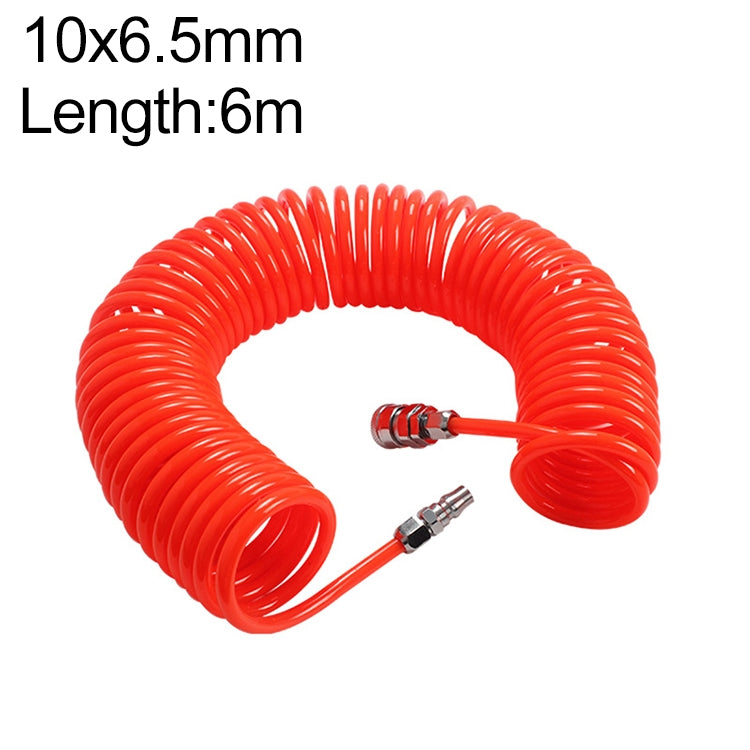 LAIZE Compressor Air Flexible PU Spring Tube with Connector