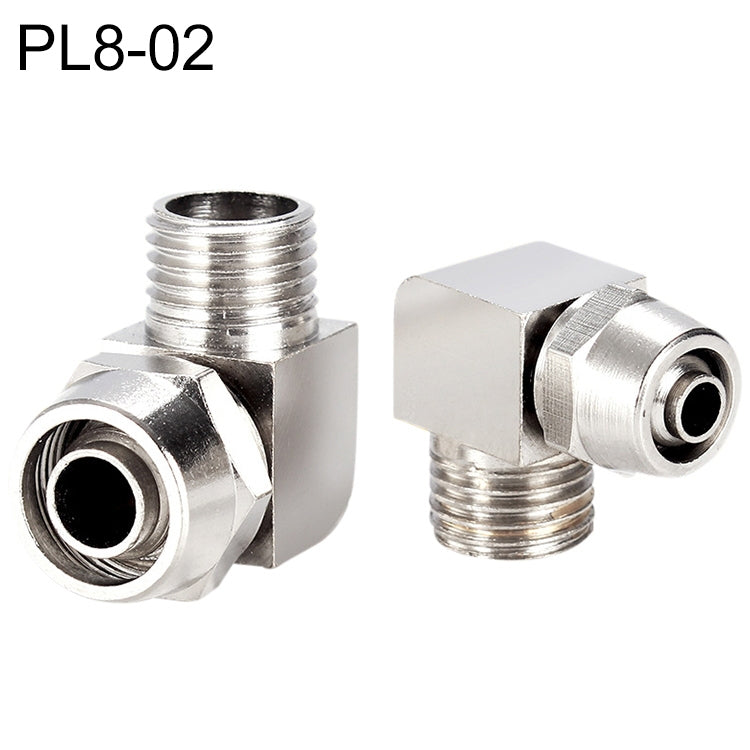 PL8-02 LAIZE Nickel Plated Copper Trachea Quick Fitting Lock Female Connector My Store