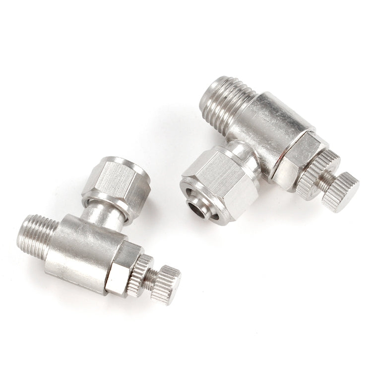 LAIZE Nickel Plated Copper Trachea Quick Fitting Throttle Valve Lock Female Connector My Store