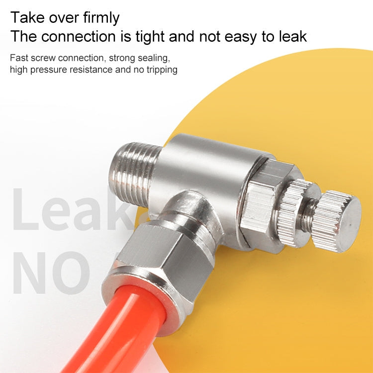 LAIZE Nickel Plated Copper Trachea Quick Fitting Throttle Valve Lock Female Connector My Store