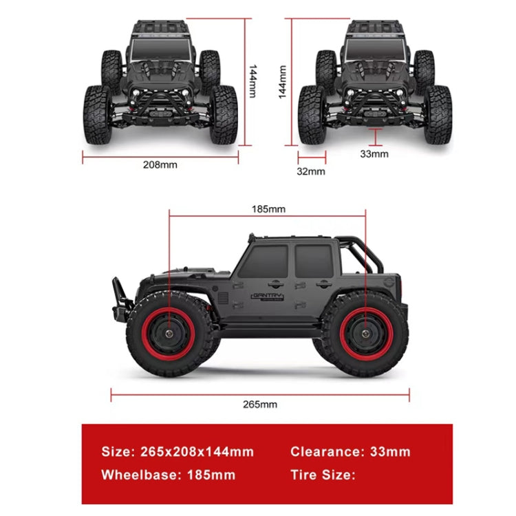 JJR/C 16103A 2.4G Wrangler Electric RC 4WD Off-road Vehicle