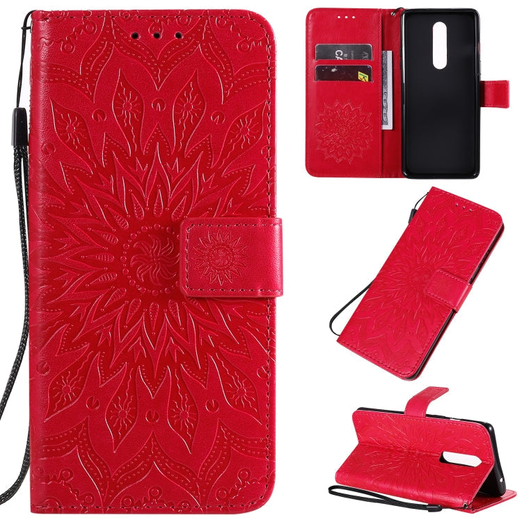 Pressed Printing Sunflower Pattern Horizontal Flip PU Leather Case with Holder & Card Slots & Wallet & Lanyard, Series 2 My Store