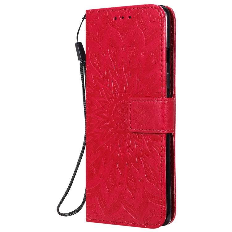 Pressed Printing Sunflower Pattern Horizontal Flip PU Leather Case with Holder & Card Slots & Wallet & Lanyard, Series 2 My Store