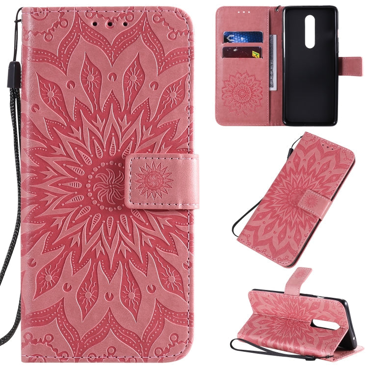 Pressed Printing Sunflower Pattern Horizontal Flip PU Leather Case with Holder & Card Slots & Wallet & Lanyard, Series 2 My Store