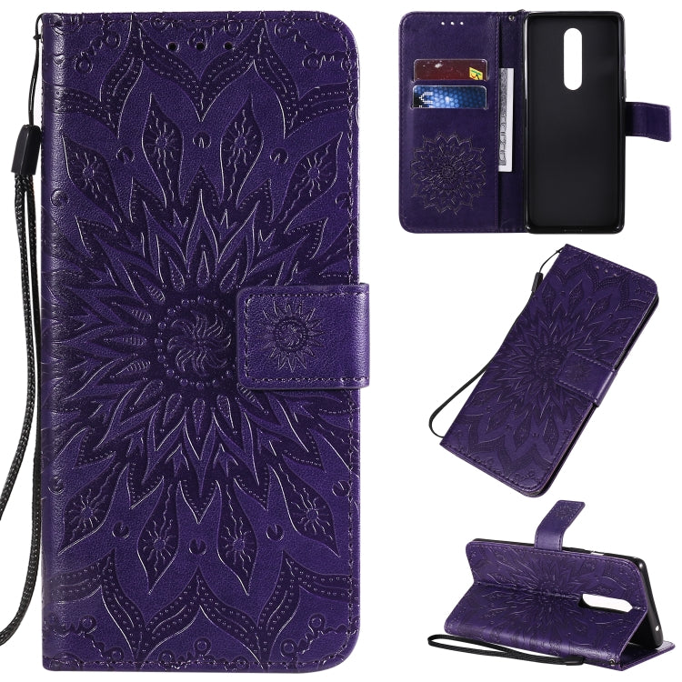 Pressed Printing Sunflower Pattern Horizontal Flip PU Leather Case with Holder & Card Slots & Wallet & Lanyard, Series 2 My Store